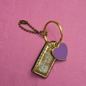 Coach Tag Homemade Keyring Or Purse Accessory